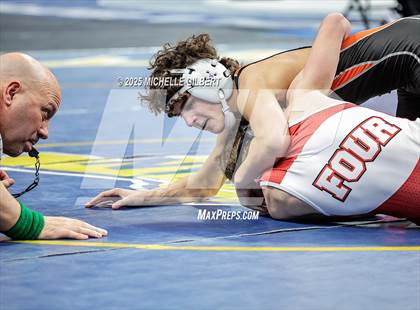 Thumbnail 2 in NYSPHSAA Division 2 State Championships (Quarters & Wrestlebacks 110 to 124) photogallery.