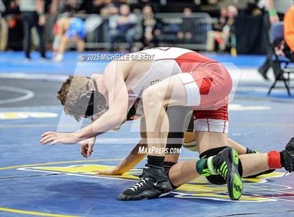 Thumbnail 1 in NYSPHSAA Division 2 State Championships (Quarters & Wrestlebacks 110 to 124) photogallery.