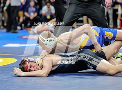 Thumbnail 3 in NYSPHSAA Division 2 State Championships (Quarters & Wrestlebacks 110 to 124) photogallery.