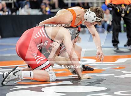 Thumbnail 3 in NYSPHSAA Division 2 State Championships (Quarters & Wrestlebacks 110 to 124) photogallery.