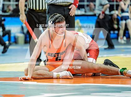 Thumbnail 2 in NYSPHSAA Division 2 State Championships (Quarters & Wrestlebacks 110 to 124) photogallery.
