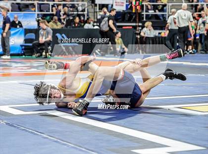 Thumbnail 1 in NYSPHSAA Division 2 State Championships (Quarters & Wrestlebacks 110 to 124) photogallery.