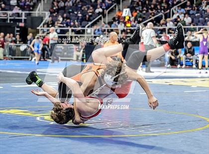 Thumbnail 1 in NYSPHSAA Division 2 State Championships (Quarters & Wrestlebacks 110 to 124) photogallery.