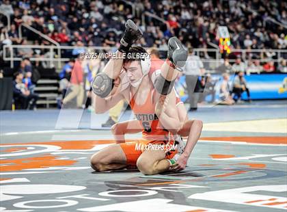 Thumbnail 1 in NYSPHSAA Division 2 State Championships (Quarters & Wrestlebacks 110 to 124) photogallery.