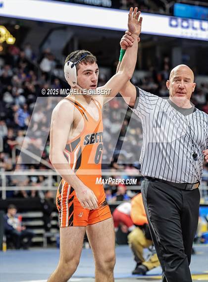 Thumbnail 3 in NYSPHSAA Division 2 State Championships (Quarters & Wrestlebacks 110 to 124) photogallery.