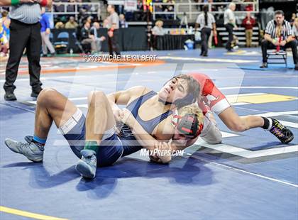 Thumbnail 1 in NYSPHSAA Division 2 State Championships (Quarters & Wrestlebacks 110 to 124) photogallery.