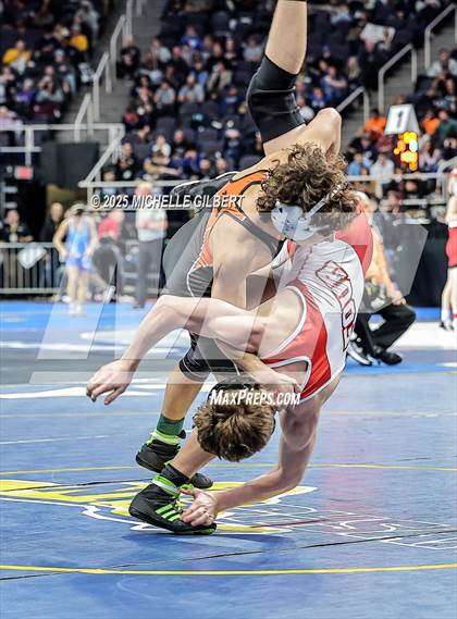 Thumbnail 2 in NYSPHSAA Division 2 State Championships (Quarters & Wrestlebacks 110 to 124) photogallery.