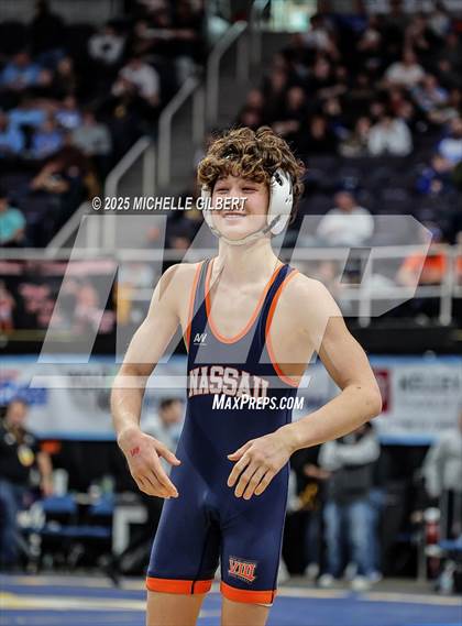 Thumbnail 3 in NYSPHSAA Division 2 State Championships (Quarters & Wrestlebacks 110 to 124) photogallery.