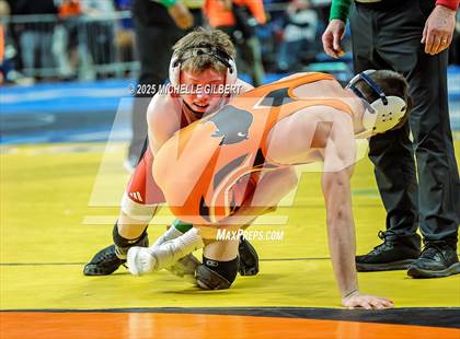 Thumbnail 1 in NYSPHSAA Division 2 State Championships (Quarters & Wrestlebacks 110 to 124) photogallery.
