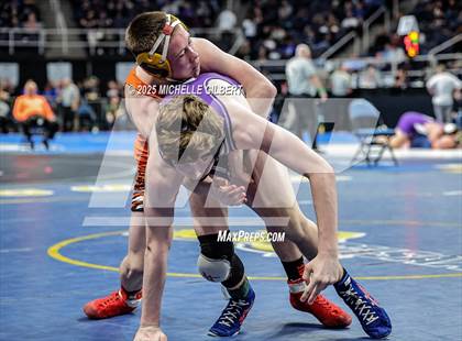 Thumbnail 3 in NYSPHSAA Division 2 State Championships (Quarters & Wrestlebacks 110 to 124) photogallery.