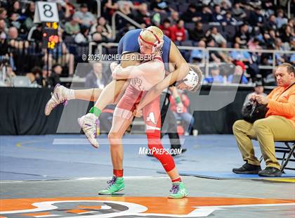 Thumbnail 3 in NYSPHSAA Division 2 State Championships (Quarters & Wrestlebacks 110 to 124) photogallery.