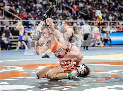 Thumbnail 2 in NYSPHSAA Division 2 State Championships (Quarters & Wrestlebacks 110 to 124) photogallery.