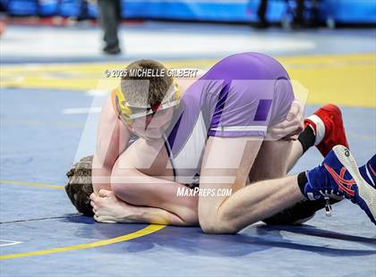 Thumbnail 1 in NYSPHSAA Division 2 State Championships (Quarters & Wrestlebacks 110 to 124) photogallery.