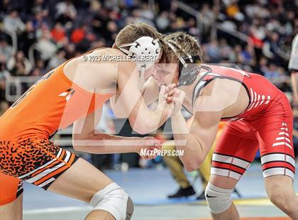 Thumbnail 1 in NYSPHSAA Division 2 State Championships (Quarters & Wrestlebacks 110 to 124) photogallery.