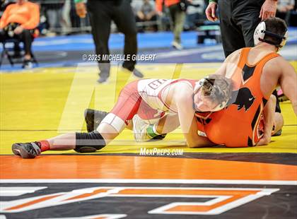 Thumbnail 2 in NYSPHSAA Division 2 State Championships (Quarters & Wrestlebacks 110 to 124) photogallery.