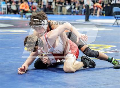 Thumbnail 3 in NYSPHSAA Division 2 State Championships (Quarters & Wrestlebacks 110 to 124) photogallery.