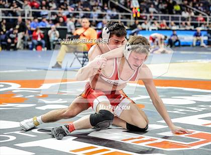 Thumbnail 1 in NYSPHSAA Division 2 State Championships (Quarters & Wrestlebacks 110 to 124) photogallery.
