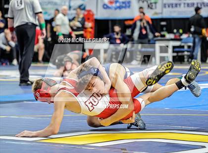 Thumbnail 1 in NYSPHSAA Division 2 State Championships (Quarters & Wrestlebacks 110 to 124) photogallery.