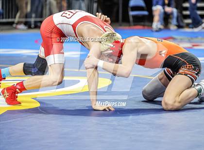 Thumbnail 3 in NYSPHSAA Division 2 State Championships (Quarters & Wrestlebacks 110 to 124) photogallery.