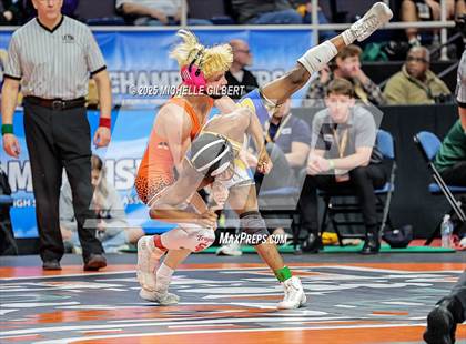 Thumbnail 2 in NYSPHSAA Division 2 State Championships (Quarters & Wrestlebacks 110 to 124) photogallery.