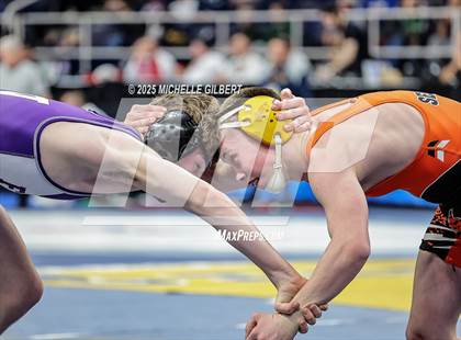 Thumbnail 1 in NYSPHSAA Division 2 State Championships (Quarters & Wrestlebacks 110 to 124) photogallery.