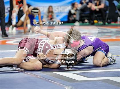 Thumbnail 2 in NYSPHSAA Division 2 State Championships (Quarters & Wrestlebacks 110 to 124) photogallery.