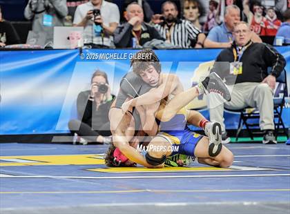 Thumbnail 2 in NYSPHSAA Division 2 State Championships (Quarters & Wrestlebacks 110 to 124) photogallery.