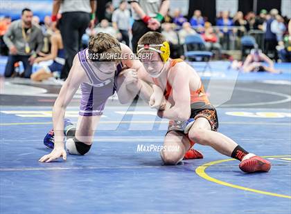Thumbnail 1 in NYSPHSAA Division 2 State Championships (Quarters & Wrestlebacks 110 to 124) photogallery.