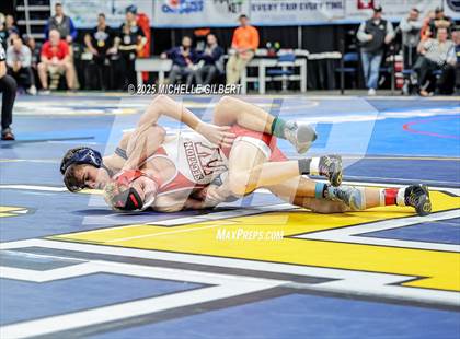 Thumbnail 2 in NYSPHSAA Division 2 State Championships (Quarters & Wrestlebacks 110 to 124) photogallery.