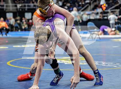 Thumbnail 2 in NYSPHSAA Division 2 State Championships (Quarters & Wrestlebacks 110 to 124) photogallery.