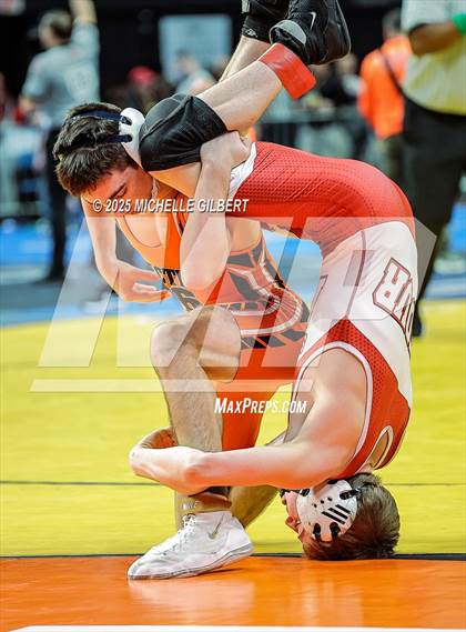 Thumbnail 2 in NYSPHSAA Division 2 State Championships (Quarters & Wrestlebacks 110 to 124) photogallery.
