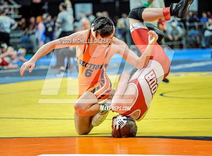 Thumbnail 3 in NYSPHSAA Division 2 State Championships (Quarters & Wrestlebacks 110 to 124) photogallery.