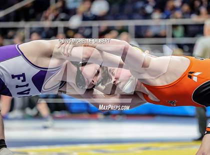 Thumbnail 3 in NYSPHSAA Division 2 State Championships (Quarters & Wrestlebacks 110 to 124) photogallery.