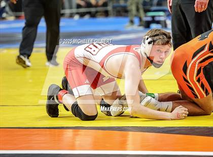 Thumbnail 3 in NYSPHSAA Division 2 State Championships (Quarters & Wrestlebacks 110 to 124) photogallery.