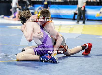 Thumbnail 3 in NYSPHSAA Division 2 State Championships (Quarters & Wrestlebacks 110 to 124) photogallery.