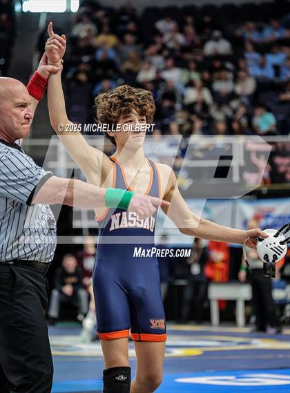 Thumbnail 3 in NYSPHSAA Division 2 State Championships (Quarters & Wrestlebacks 110 to 124) photogallery.