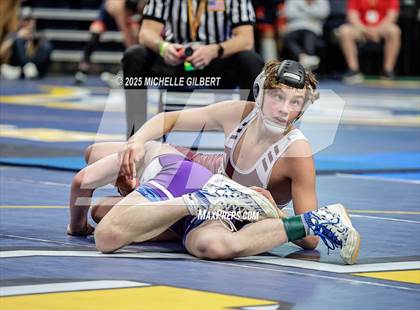 Thumbnail 2 in NYSPHSAA Division 2 State Championships (Quarters & Wrestlebacks 110 to 124) photogallery.