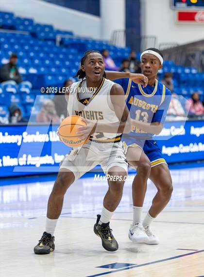 Thumbnail 2 in Augusta Prep vs. Evans photogallery.