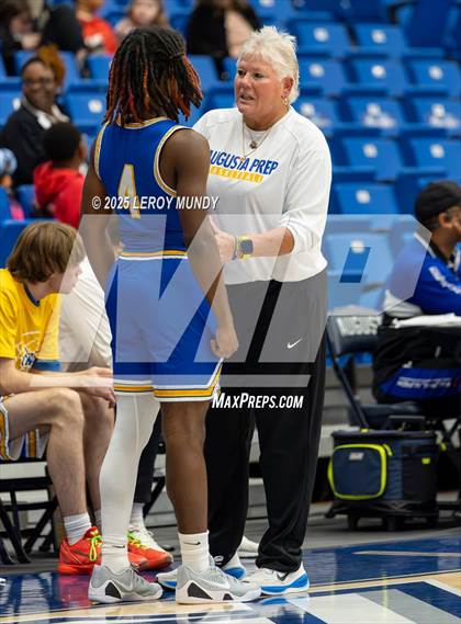 Thumbnail 2 in Augusta Prep vs. Evans photogallery.