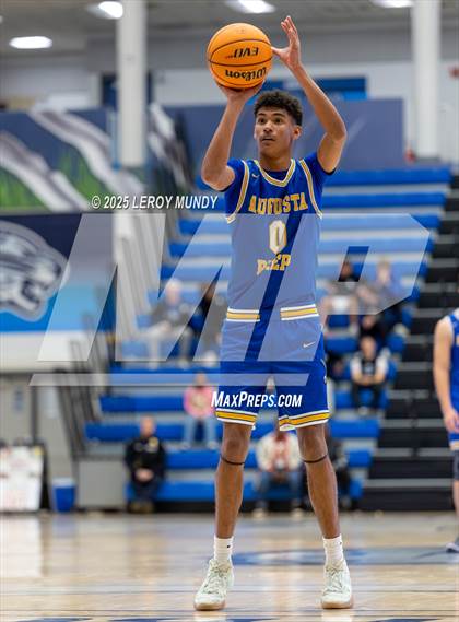 Thumbnail 2 in Augusta Prep vs. Evans photogallery.