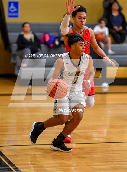 Thumbnail 3 in Ray vs Edison [Thomas A.] (SAISD Basketball Tournament) photogallery.
