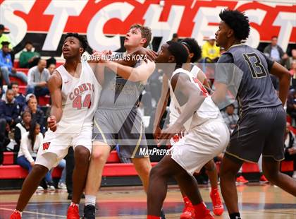 Thumbnail 3 in Bishop Montgomery vs. Westchester (Trevor Ariza Tip-off Classic) photogallery.