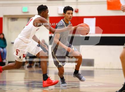 Thumbnail 3 in Bishop Montgomery vs. Westchester (Trevor Ariza Tip-off Classic) photogallery.