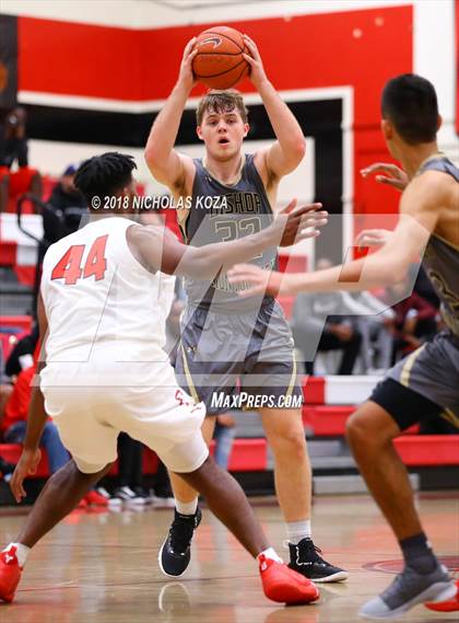 Thumbnail 3 in Bishop Montgomery vs. Westchester (Trevor Ariza Tip-off Classic) photogallery.