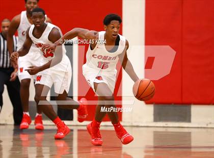 Thumbnail 3 in Bishop Montgomery vs. Westchester (Trevor Ariza Tip-off Classic) photogallery.