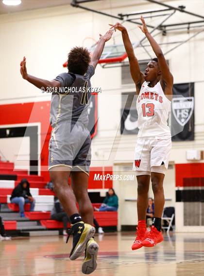 Thumbnail 2 in Bishop Montgomery vs. Westchester (Trevor Ariza Tip-off Classic) photogallery.