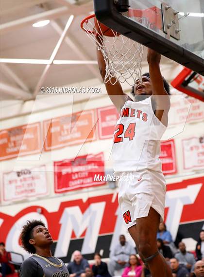 Thumbnail 3 in Bishop Montgomery vs. Westchester (Trevor Ariza Tip-off Classic) photogallery.
