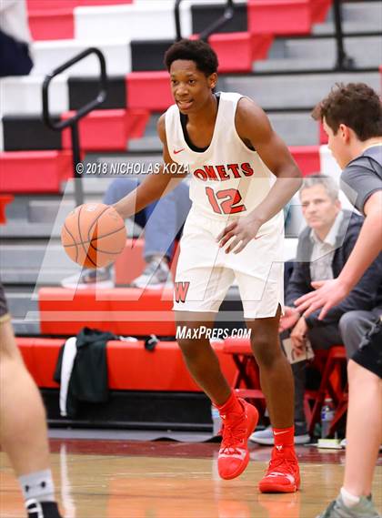 Thumbnail 2 in Bishop Montgomery vs. Westchester (Trevor Ariza Tip-off Classic) photogallery.