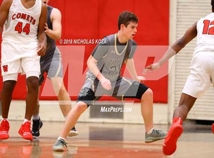 Thumbnail 3 in Bishop Montgomery vs. Westchester (Trevor Ariza Tip-off Classic) photogallery.