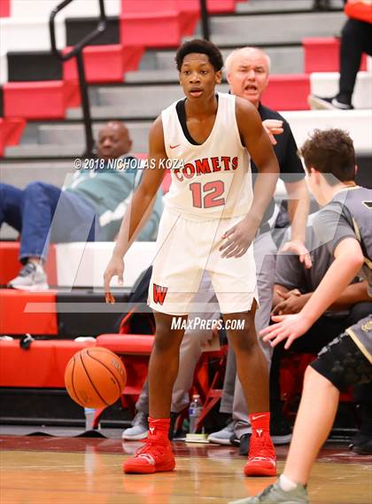 Thumbnail 2 in Bishop Montgomery vs. Westchester (Trevor Ariza Tip-off Classic) photogallery.